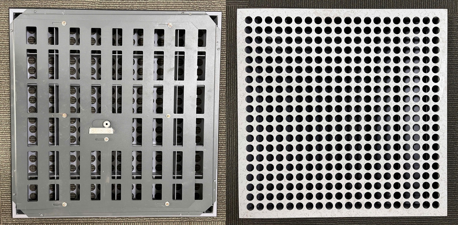 Hình ảnh tấm sàn thông gió 45%, có damper