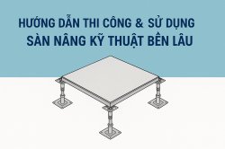 Hướng Dẫn Thi Công & Sử Dụng Sàn Nâng Kỹ Thuật Bền Lâu
